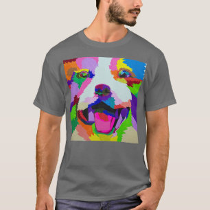 Farbige korgische Acrylmalerei-Design-173 T-Shirt