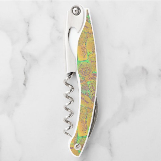 Farbige Korken Kellnermesser (Vorderseite)