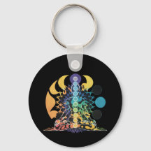Farbige Kosmische Chakra-Meditation Spirituelle En