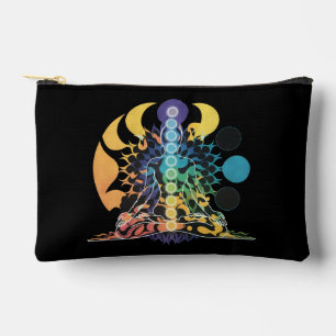 Farbige Kosmische Chakra-Meditation Spirituelle En Zubehörtasche