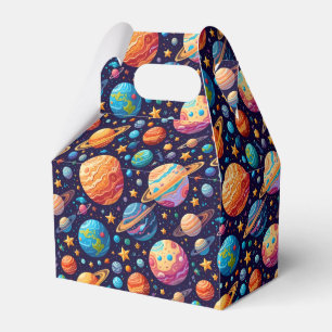 Farbige Kosmische Galaxie-Kinder-Geburtstags-Gesch Geschenkschachtel