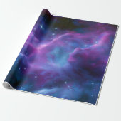 Farbige kosmische Nebel Geschenkpapier (Ungerollt)
