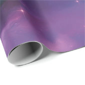 Farbige kosmische Nebel Geschenkpapier (Rolleneckpunkt)