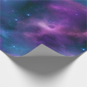 Farbige kosmische Nebel Geschenkpapier (Ecke)