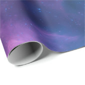 Farbige kosmische Nebel Geschenkpapier (Rolleneckpunkt)