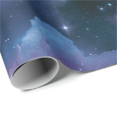Farbige kosmische Nebel Geschenkpapier (Rolleneckpunkt)