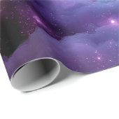 Farbige kosmische Nebel Geschenkpapier (Rolleneckpunkt)