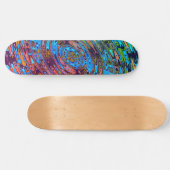 Farbige kosmische Orbit Skateboard (Horizontal)
