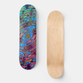 Farbige kosmische Orbit Skateboard (Vorderseite)