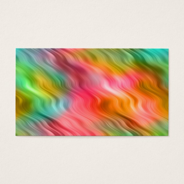Farbige Krane Blume Wavy Textur (Vorderseite)