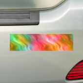 Farbige Krane Blume Wavy Textur Autoaufkleber (Auf Auto)