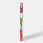 Farbige Krane Blume Wavy Textur Case-Mate iPhone Hülle (Rückseite / Rechts)