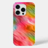 Farbige Krane Blume Wavy Textur Case-Mate iPhone Hülle (Rückseite)