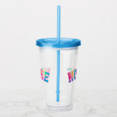 Farbige Krankenschwester Acryltrinkbecher (Rechts)