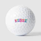 Farbige Krankenschwester Golfball (Vorderseite)