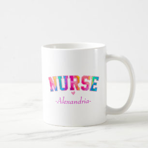 Farbige Krankenschwester Kaffeetasse