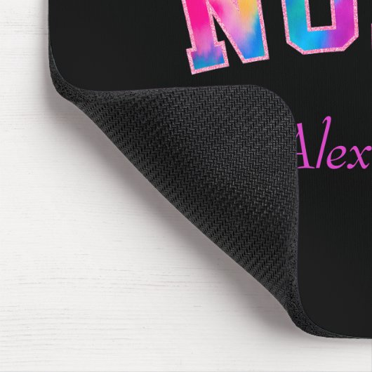 Farbige Krankenschwester Mousepad (Ecke)