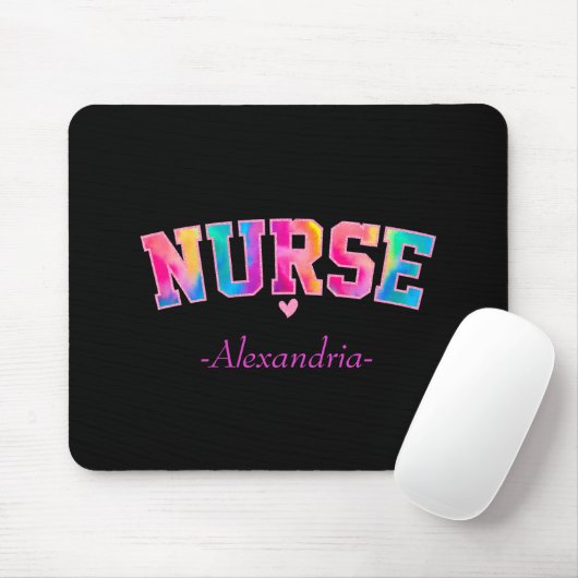 Farbige Krankenschwester Mousepad (Mit Mouse)