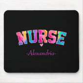 Farbige Krankenschwester Mousepad (Vorne)