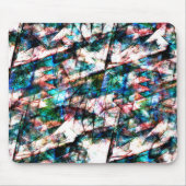 Farbige Kratzer und Flecken mit starkem Kontrast Mousepad (Vorne)