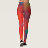 Farbige Krawatte Leggings (Rückseite)