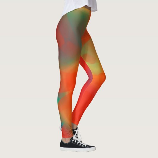 Farbige Krawatte Leggings (Rechts)