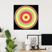 Farbige Kreise 01 Poster (Heimbüro)