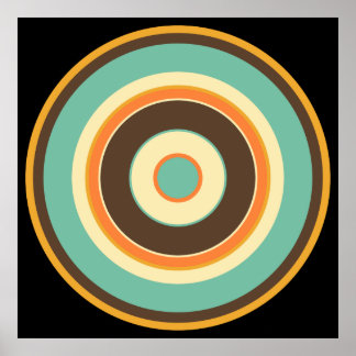 Farbige Kreise 02 Poster