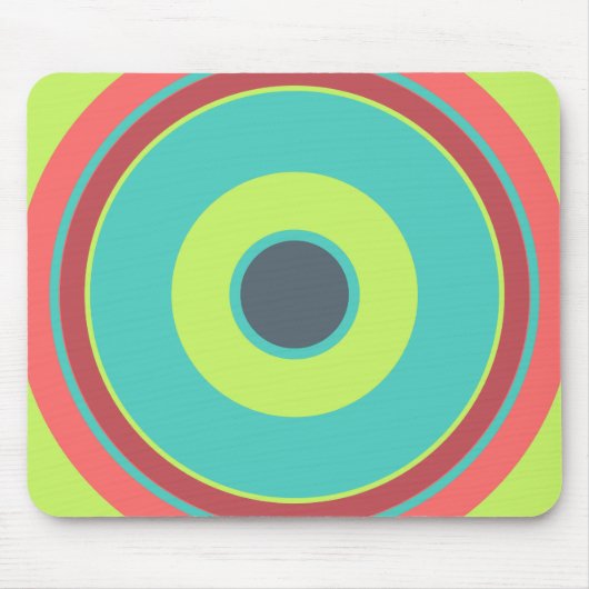 Farbige Kreise 04 Mousepad (Vorne)