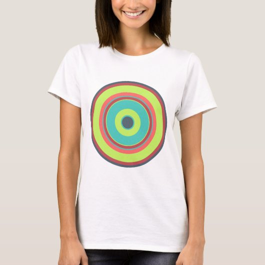 Farbige Kreise 04 T-Shirt (Vorderseite)