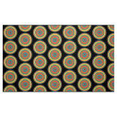Farbige Kreise 05 Stoff (Fat Quarter (45,7 x 55,9 cm))