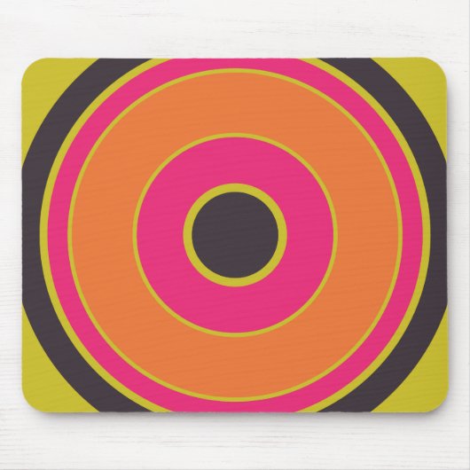 Farbige Kreise 06 Mousepad (Vorne)