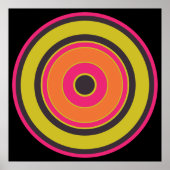 Farbige Kreise 06 Poster (Vorne)