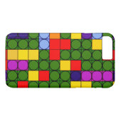 Farbige Kreise auf Quadraten Case-Mate iPhone Hülle (Rückseite (Horizontal))