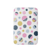 Farbige Kreise Badematte (Vorderseite Vertikal)