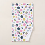 Farbige Kreise Badhandtuch Set (Handtuch)