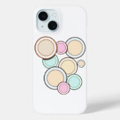 Farbige Kreise Case-Mate iPhone Hülle (Rückseite)