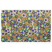 Farbige Kreise des psychedelischen Regenbogens des Stoff (Fat Quarter (45,7 x 55,9 cm))