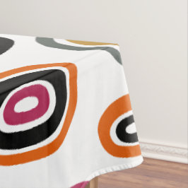 farbige Kreise, geometrische abstrakte Kunst Tischdecke
