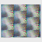 Farbige Kreise Geschenkpapier (Flach)