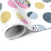 Farbige Kreise Geschenkpapier (Rolleneckpunkt)