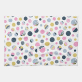 Farbige Kreise Geschirrtuch (Horizontal)