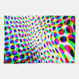 Farbige Kreise Geschirrtuch