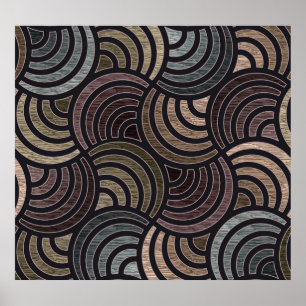 Farbige Kreise: hochauflösende nahtlose Textur Poster