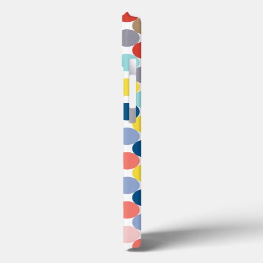 farbige Kreise in Pastellfarben Case-Mate iPhone Hülle (Rückseite / Links)