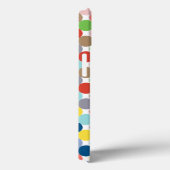 farbige Kreise in Pastellfarben Case-Mate iPhone Hülle (Rückseite / Rechts)