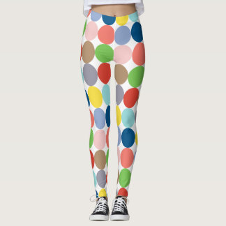 Farbige Kreise in Pastellfarben Leggings