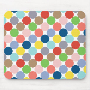 farbige Kreise in Pastellfarben... Mousepad