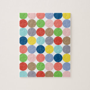 farbige Kreise in Pastellfarben... Puzzle