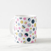 Farbige Kreise Kaffeetasse (Vorderseite Links)